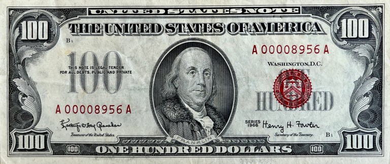 The Most Famous Benjamin of All: The US $100 Note – The Paper Money Guy